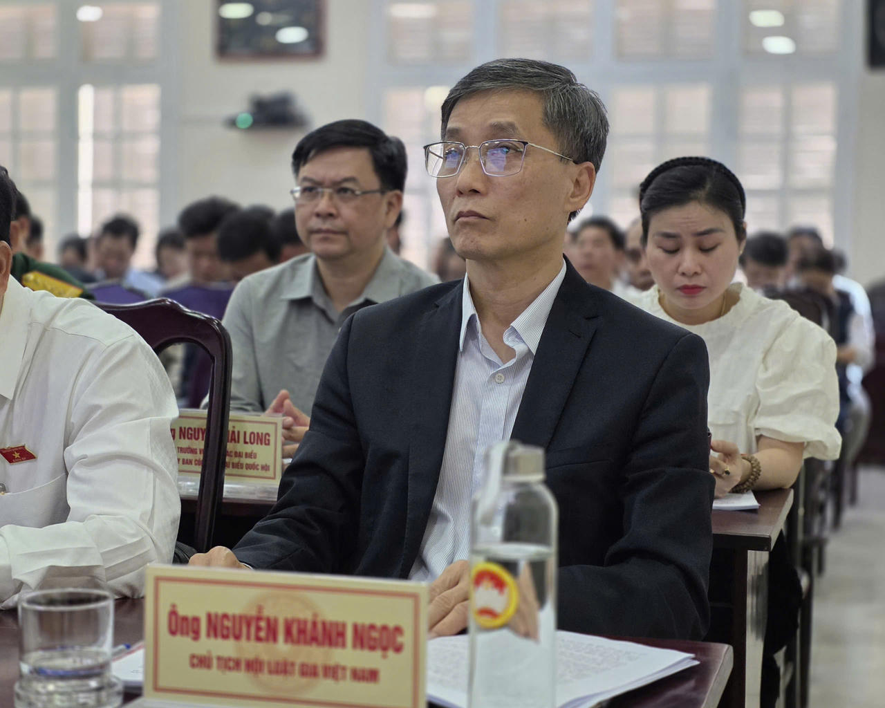 Ông Nguyễn Khánh Ngọc, Chủ tịch Hội Luật gia Việt Nam ứng cử ĐBQH tại Đơn vị bầu cử số 4 TP Đà Nẵng.