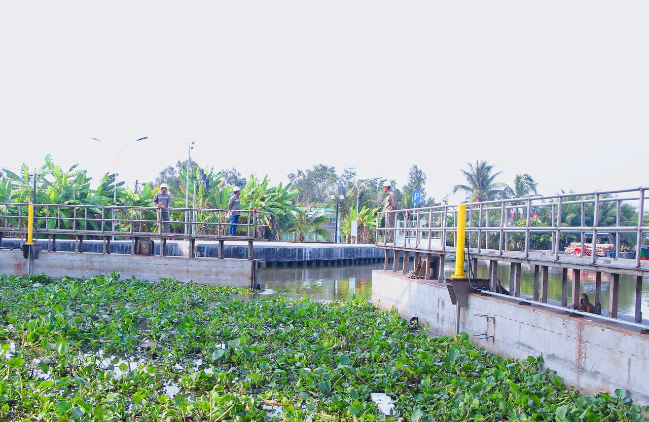 Sở Nông nghiệp và Môi trường tỉnh Cà Mau yêu cầu các địa phương, đơn vị quản lý công trình thủy lợi tăng cường theo dõi độ mặn, vận hành linh hoạt, hiệu quả hệ thống cống, đập.