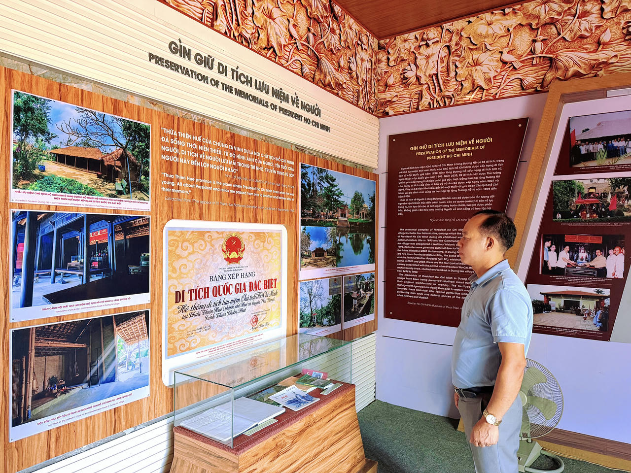 Đầu xuân thăm Nhà lưu niệm Bác Hồ ở làng Dương Nỗ