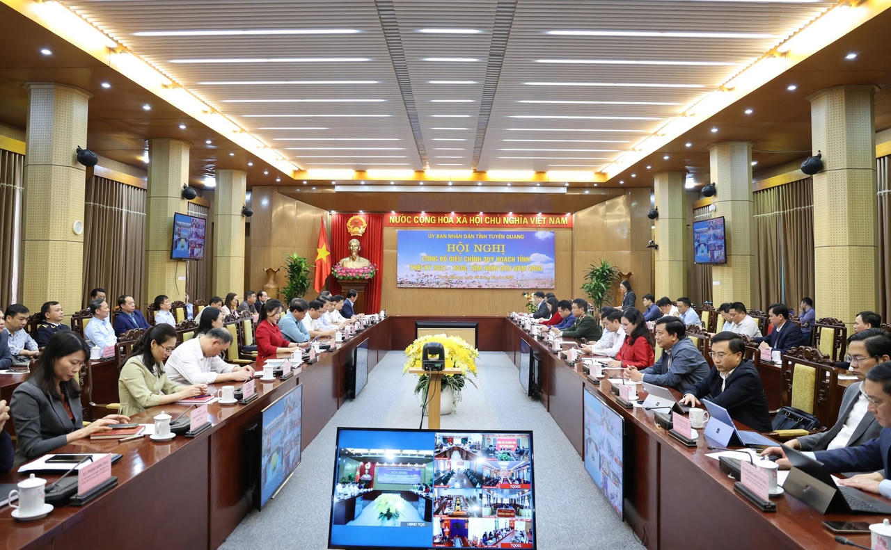 Tuyên Quang công bố điều chỉnh quy hoạch tỉnh thời kỳ 2021 - 2030, tầm nhìn đến năm 2050