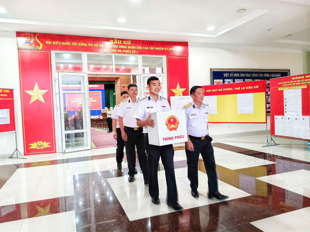 Sẵn sàng cho bầu cử sớm trên vùng biển phía Nam