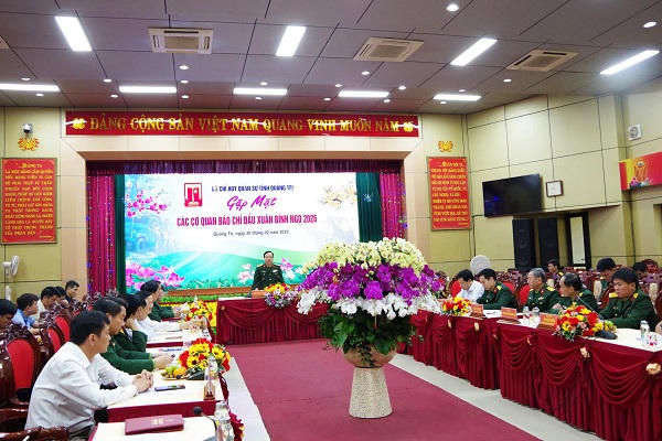 Bộ CHQS tỉnh Quảng Trị gặp mặt các cơ quan báo chí đầu Xuân Bính Ngọ 2026