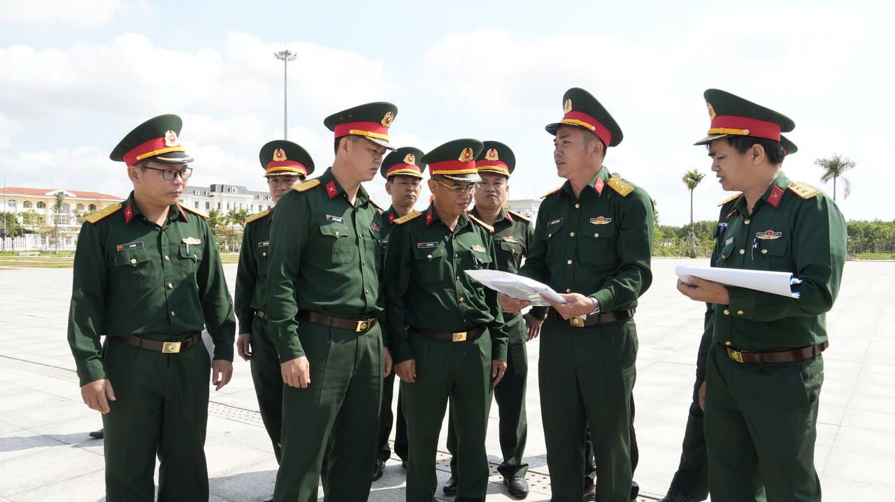 Bộ CHQS tỉnh Quảng Ngãi kiểm tra công tác chuẩn bị Lễ giao, nhận quân năm 2026.