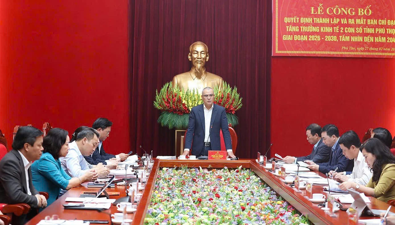 Phú Thọ xác lập cơ chế chỉ đạo tập trung, quyết tâm hiện thực hóa mục tiêu tăng trưởng kinh tế 2 con số