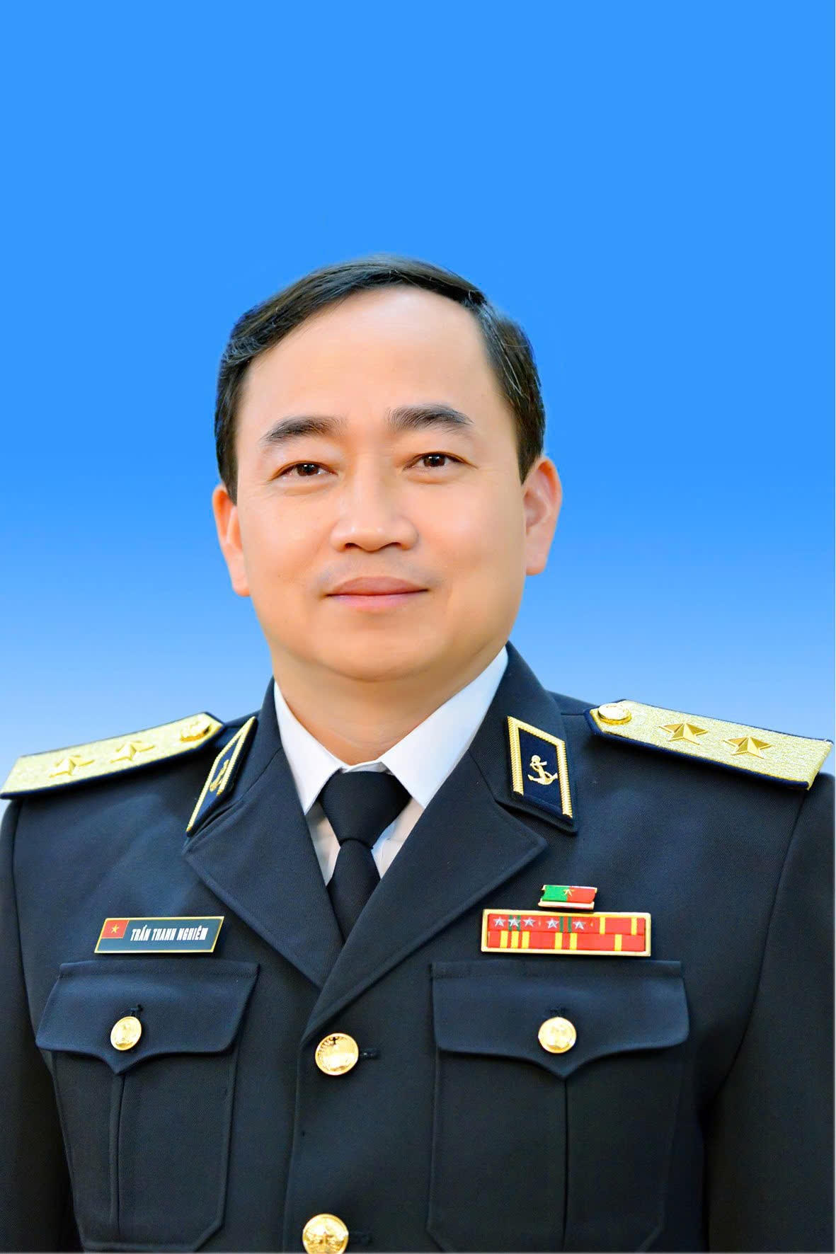 Phó Đô đốc Trần Thanh Nghiêm, Ủy viên Trung ương Đảng, Ủy viên Quân ủy Trung ương, Tư lệnh Hải quân.