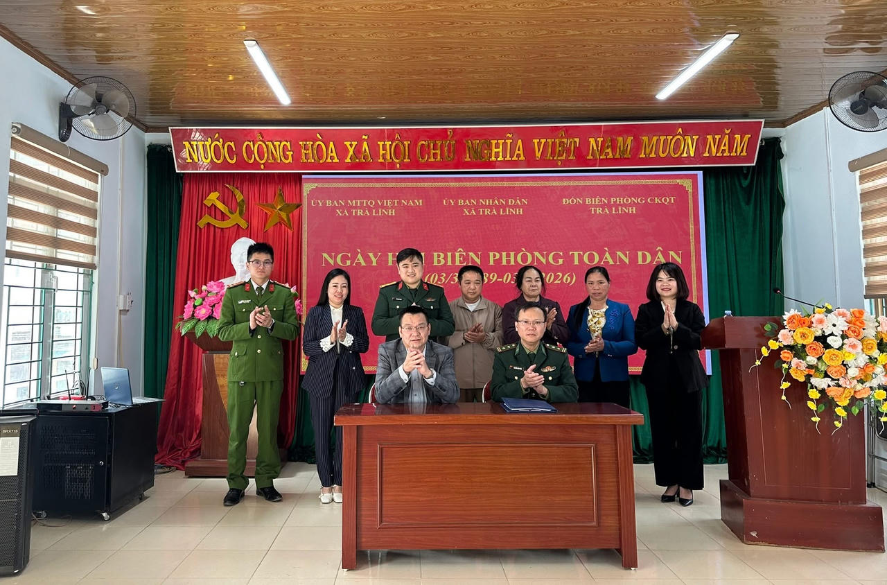 Cao Bằng: Ngày hội Biên phòng toàn dân năm 2026 tại xã Trà Lĩnh