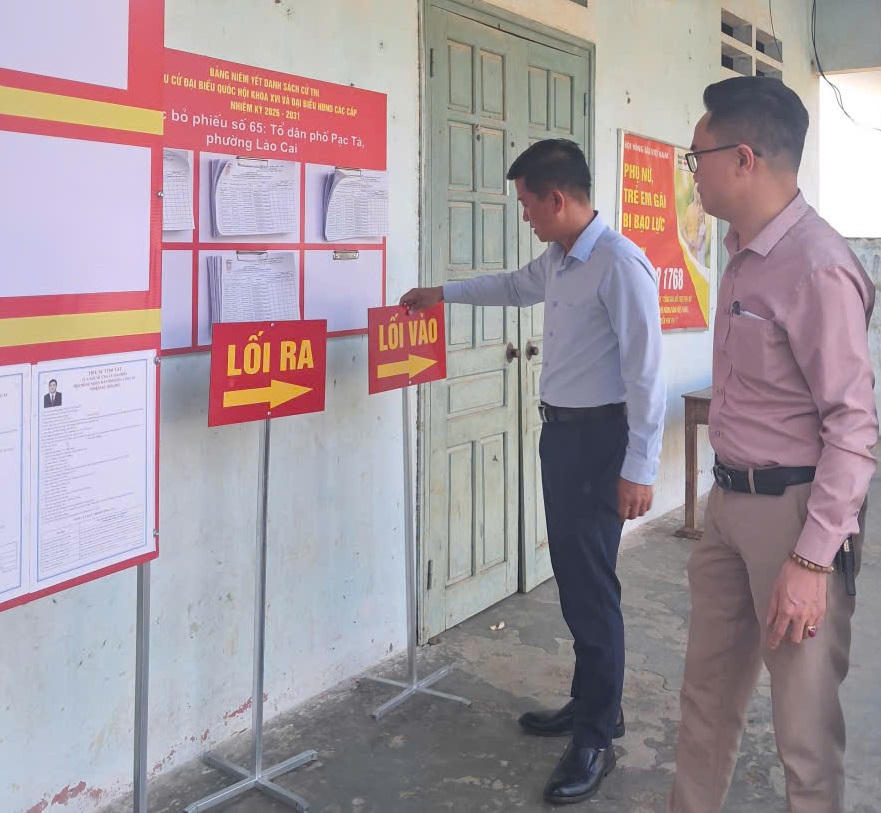 Phường Lào Cai chủ động, sẵn sàng cho ngày bầu cử Đại biểu Quốc hội khoá XVI và HĐND các cấp