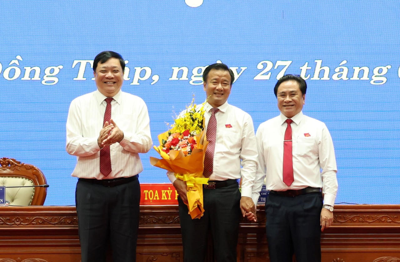 Ông Nguyễn Phước Thiện được bầu giữ chức Phó Chủ tịch UBND tỉnh Đồng Tháp. Ảnh: daibieunhandan.vn