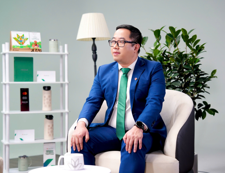 Ông Hoàng Trung Hiếu - Giám đốc Trung tâm Chiến lược kinh doanh và Phát triển sản phẩm, VPBankSME chia sẻ các giải pháp tài chính dành cho doanh nghiệp ngành gạo