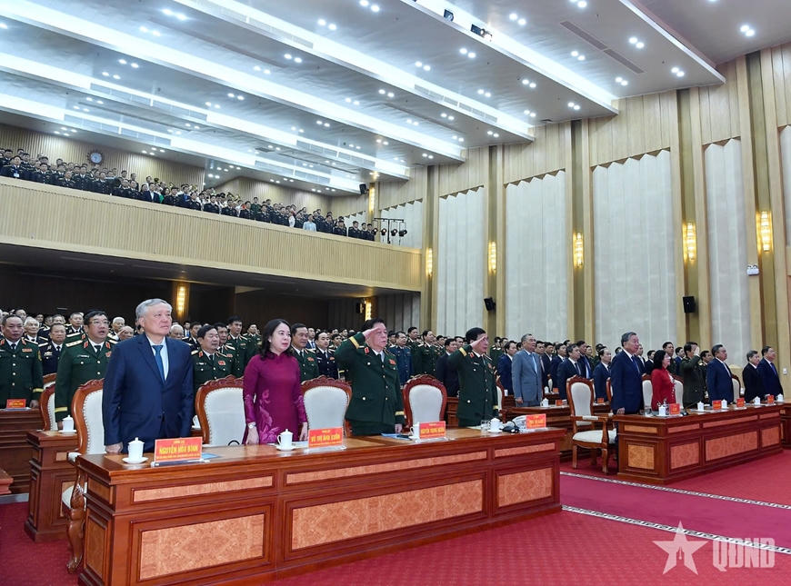 Tổng Bí thư Tô Lâm dự Lễ đón nhận danh hiệu Anh hùng Lực lượng vũ trang nhân dân tại Quân chủng Hải quân