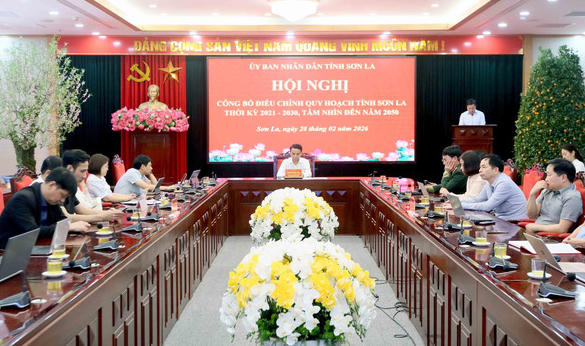 Hội nghị công bố điều chỉnh quy hoạch tỉnh Sơn La giai đoạn 2021 - 2030,  tầm nhìn đến năm 2050.
