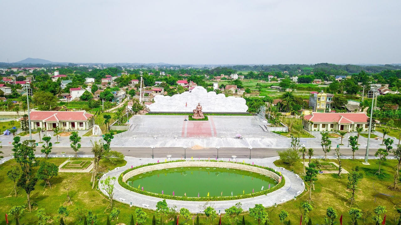 Toàn cảnh Khu lưu niệm 6 điều Bác Hồ dạy Công an nhân dân