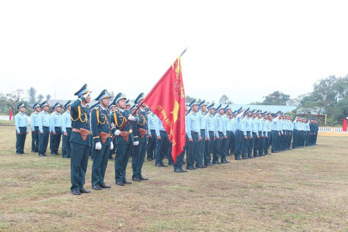 Quang cảnh Lễ ra quân huấn luyện.
