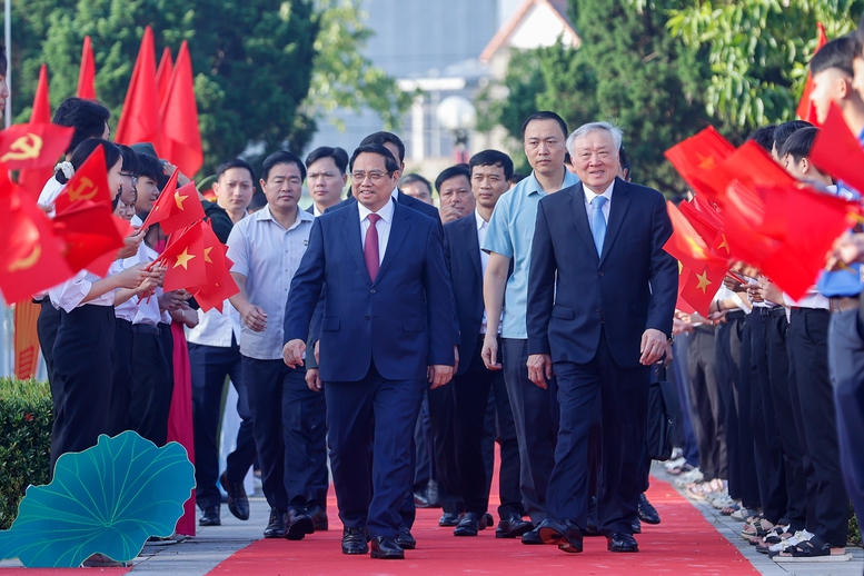 Thủ tướng Phạm Minh Chính dự lễ kỷ niệm 120 năm Ngày sinh Thủ tướng Phạm Văn Đồng- Ảnh 1.