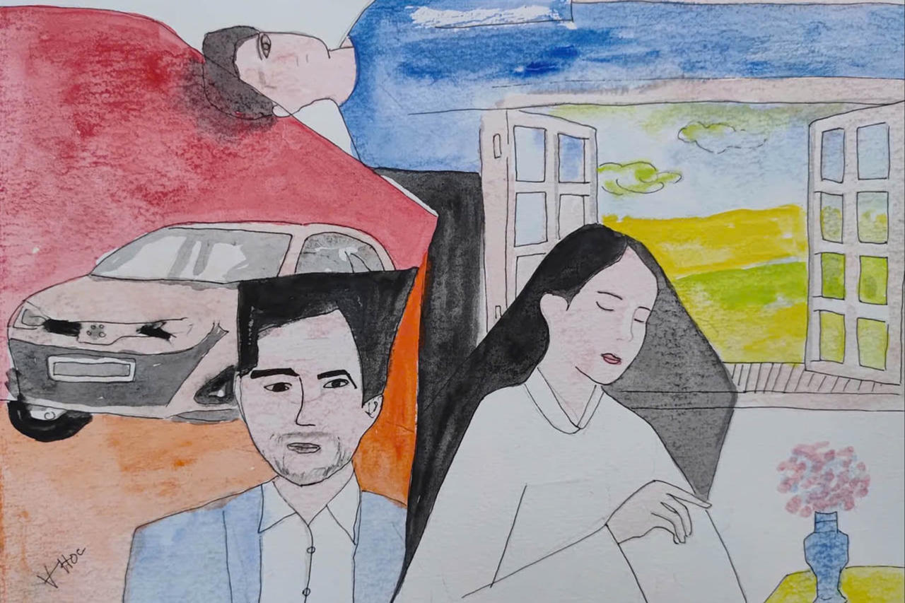 Đường đông có cơn gió mát