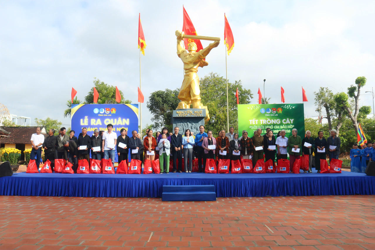 Gia Lai: Phát động Tết trồng cây “Đời đời nhớ ơn Bác Hồ” và ra quân Tháng Thanh niên 2026