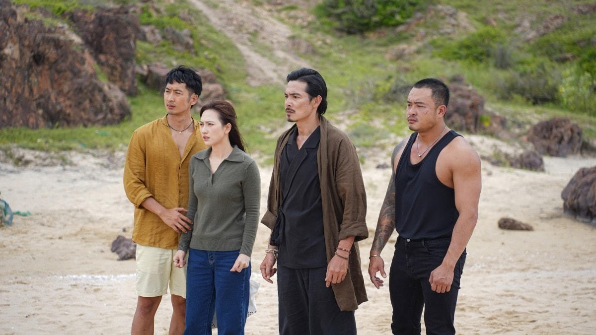 Bối cảnh miền biển hiện lên thơ mộng với nắng gió trong phim khiến nhiều khán giả thích thú (cảnh trong phim).