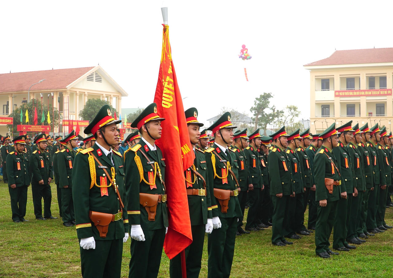 Chất lượng huấn luyện LLVT tỉnh Nghệ An đạt kết quả tốt ở nhiều nội dung. Ảnh: Tuyết Lan