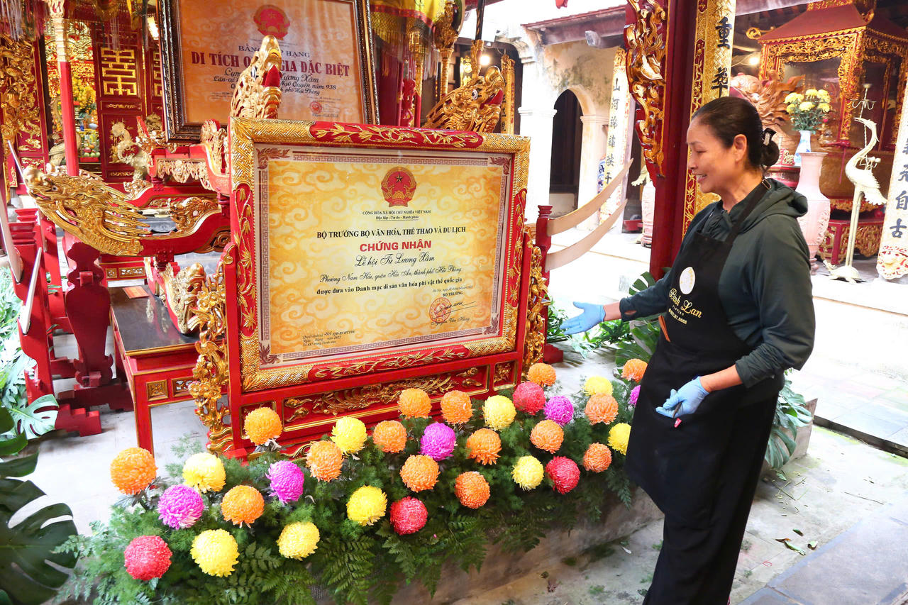 Cụm di tích Từ Lương Xâm đã được xếp hạng Di tích Quốc gia từ năm 1986