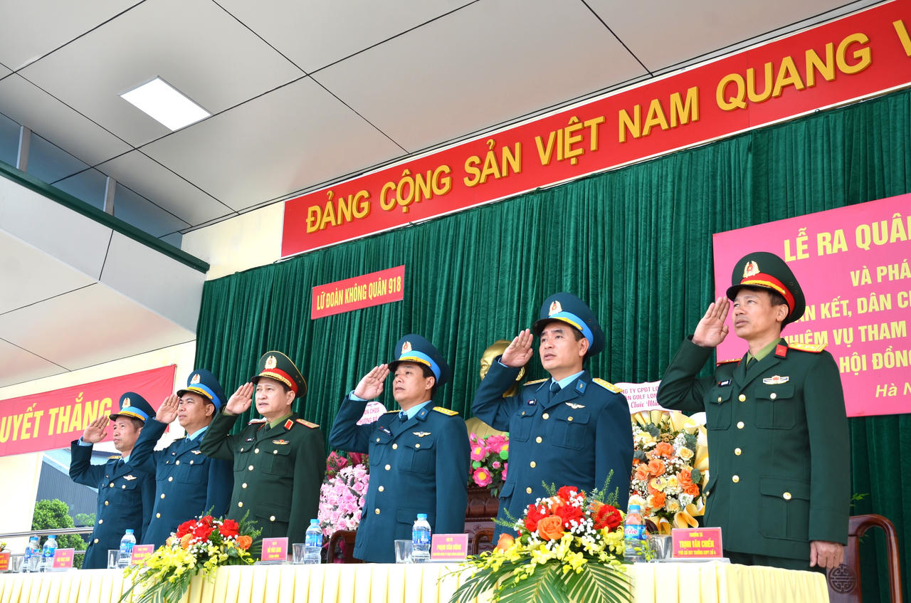 Lữ đoàn Không quân 918, Quân chủng Phòng không- Không quân tổ chức Lễ ra quân huấn luyện năm 2026