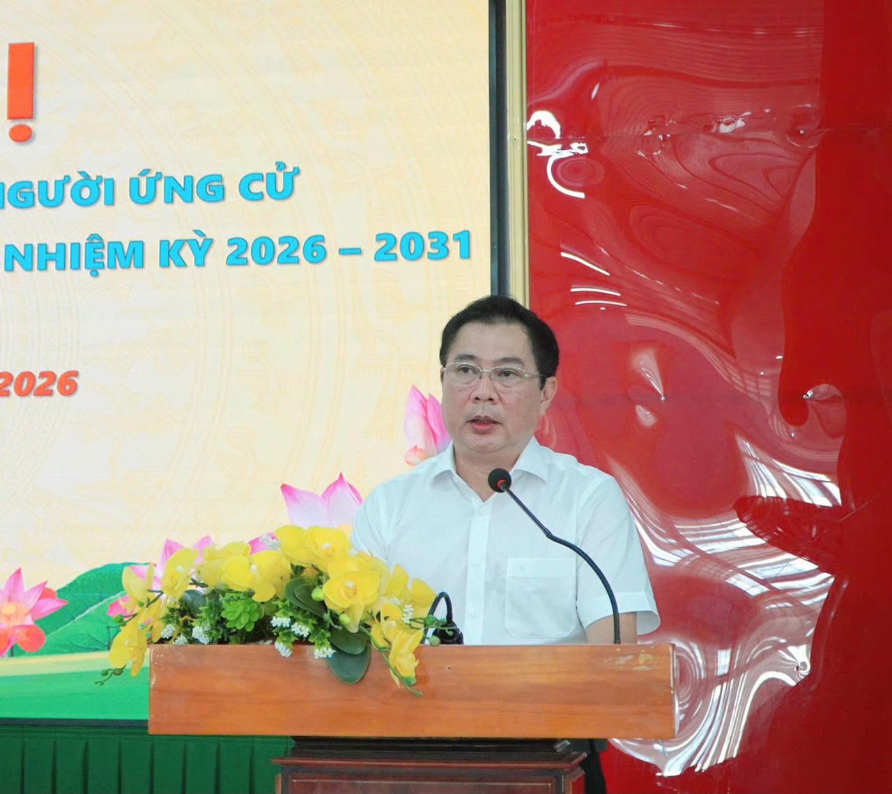 Ông Võ Minh Trung, Ủy viên Ban Chấp hành Đảng bộ Tỉnh, Giám đốc Sở Khoa học và Công nghệ 