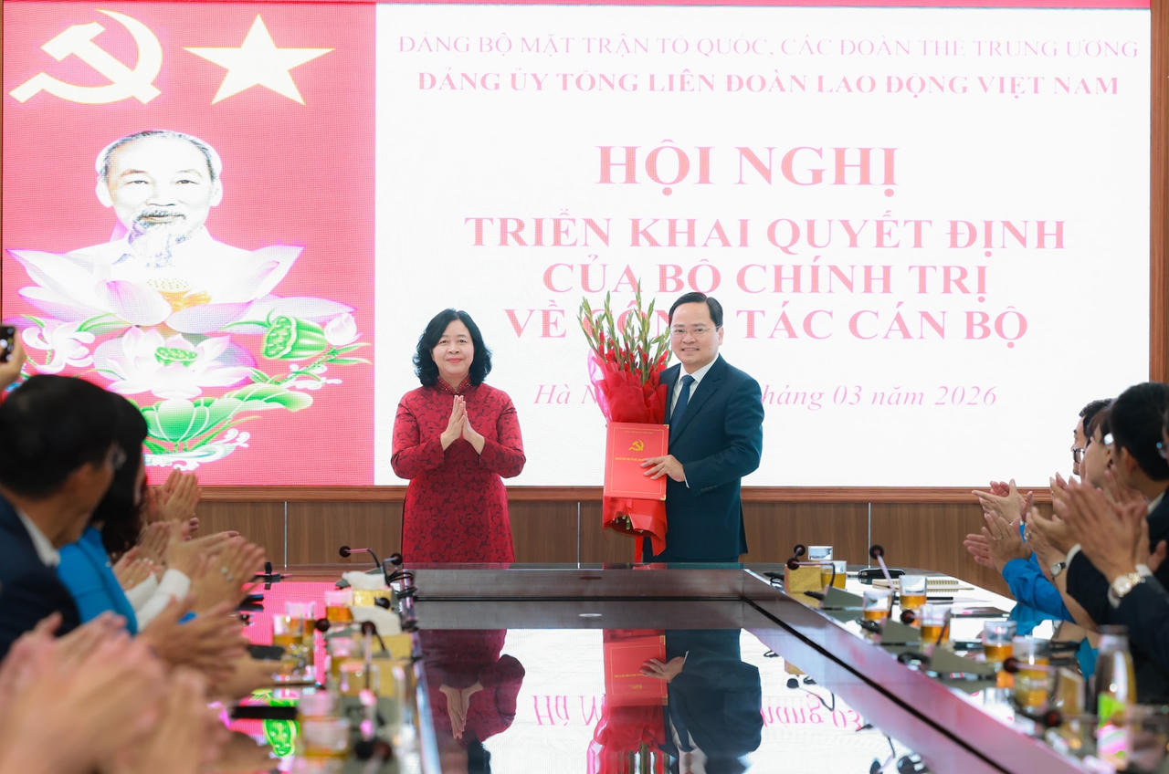 Ông Nguyễn Anh Tuấn giữ chức Bí thư Đảng ủy Tổng Liên đoàn Lao động Việt Nam