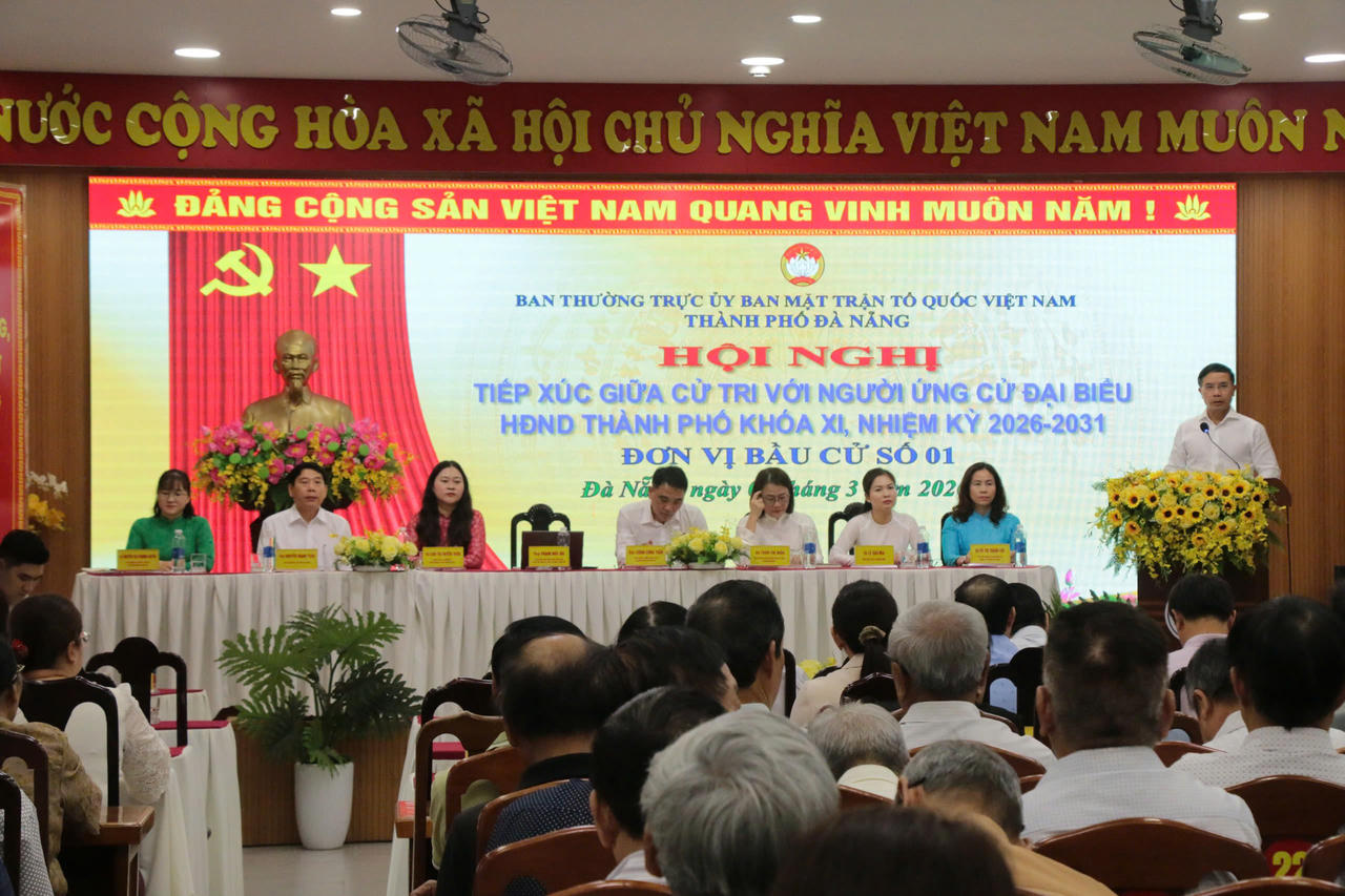 Các ứng cử viên đại biểu HĐND thành phố khóa XI, Đơn vị bầu cử số 1 tiếp xúc cử tri, vận động bầu cử.