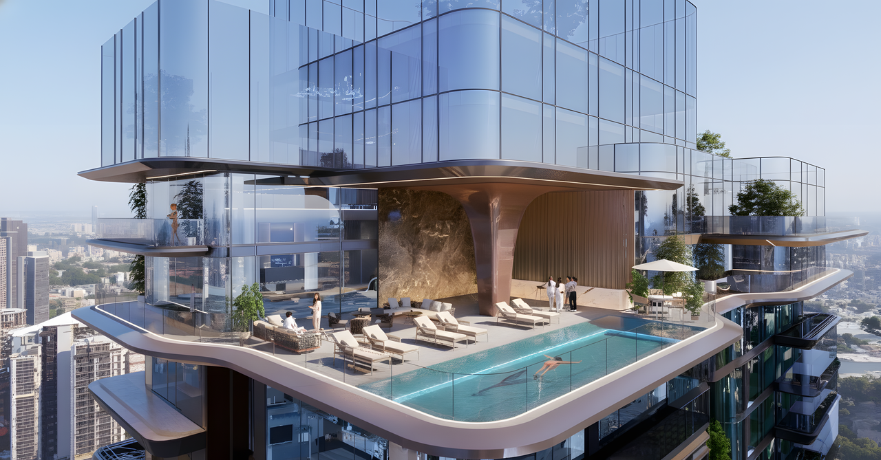 Bộ sưu tập dinh thự trên không mang tinh thần bespoke với các tiện ích độc quyền, cùng nội thất đến từ những thương hiệu haute couture huyền thoại hay các biểu tượng siêu xe hàng đầu thế giới.