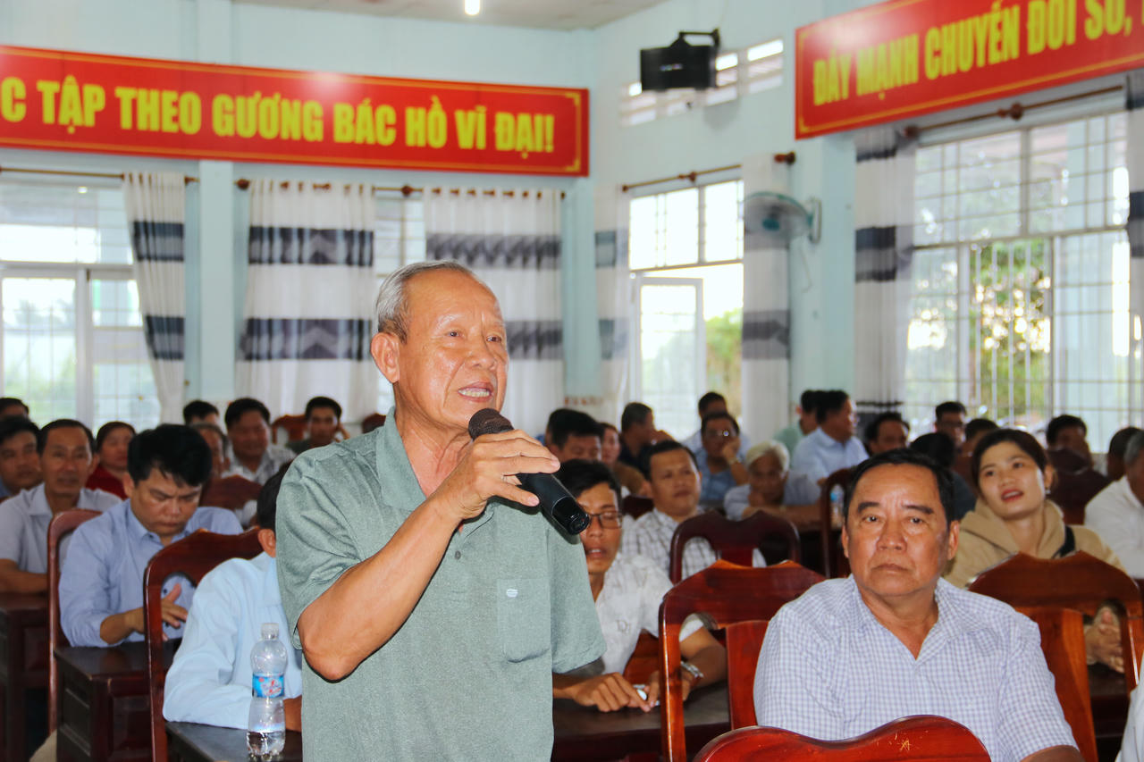 Sôi nổi Hội nghị tiếp xúc cử tri tại xã Lương Thế Trân: Kỳ vọng gửi gắm trước ngày bầu cử