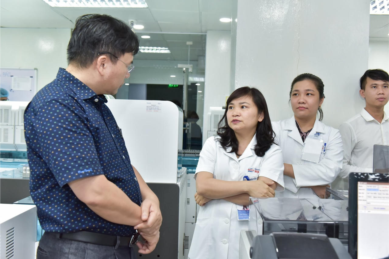 ThS.BSCKII Nguyễn Thị Kim Len thời điểm mới công tác tại MEDLATEC.