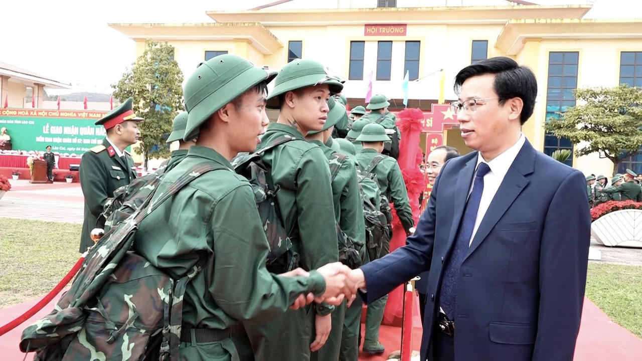 Lào Cai: 2.693 thanh niên lên đường nhập ngũ năm 2026