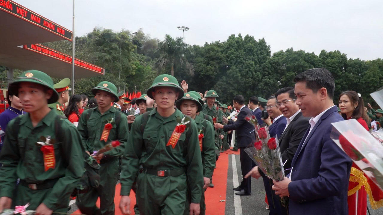 Lào Cai: 2.693 thanh niên lên đường nhập ngũ năm 2026