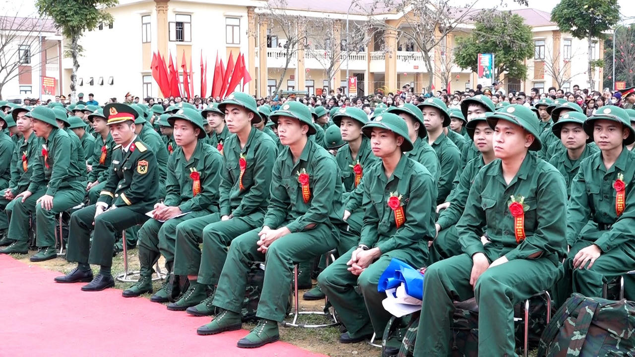 Lào Cai: 2.693 thanh niên lên đường nhập ngũ năm 2026