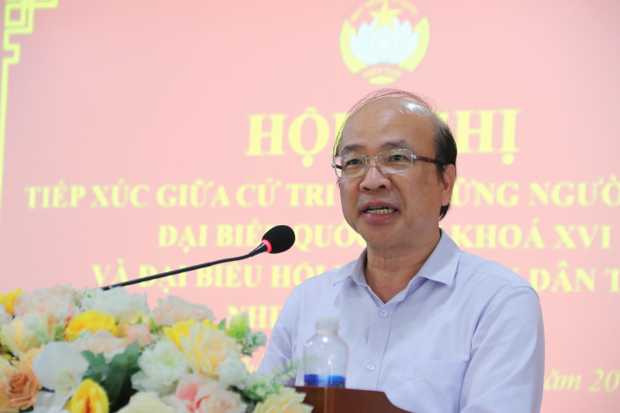 Thứ trưởng Bộ Tư pháp Phan Chí Hiếu, phát biểu chương trình hành động.