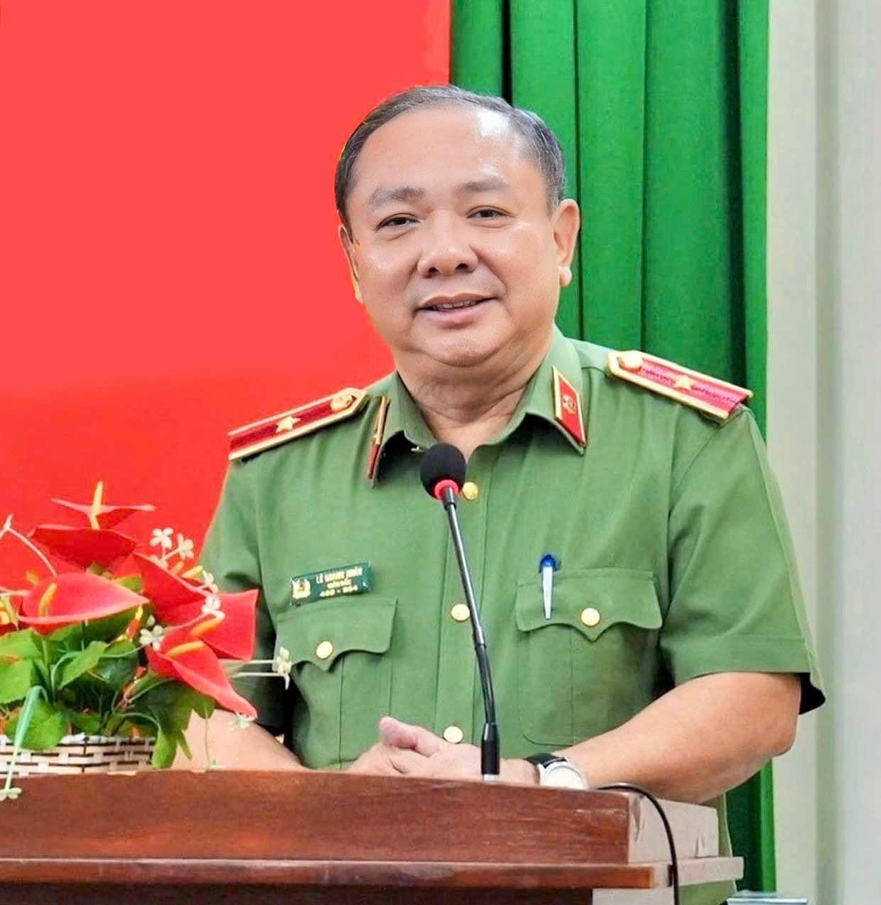 Thiếu tướng Lê Quang Nhân - Giám đốc Công an tỉnh Gia Lai.