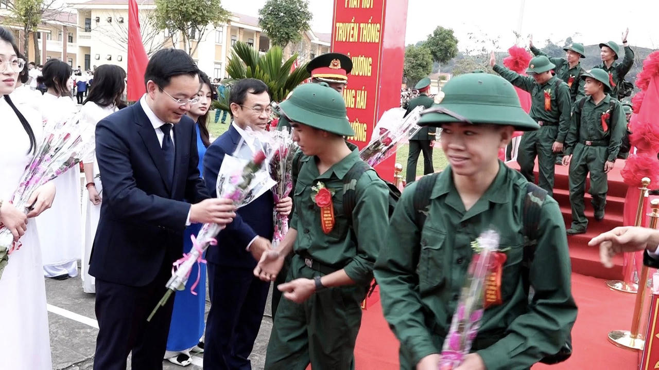 Lào Cai: 2.693 thanh niên lên đường nhập ngũ năm 2026