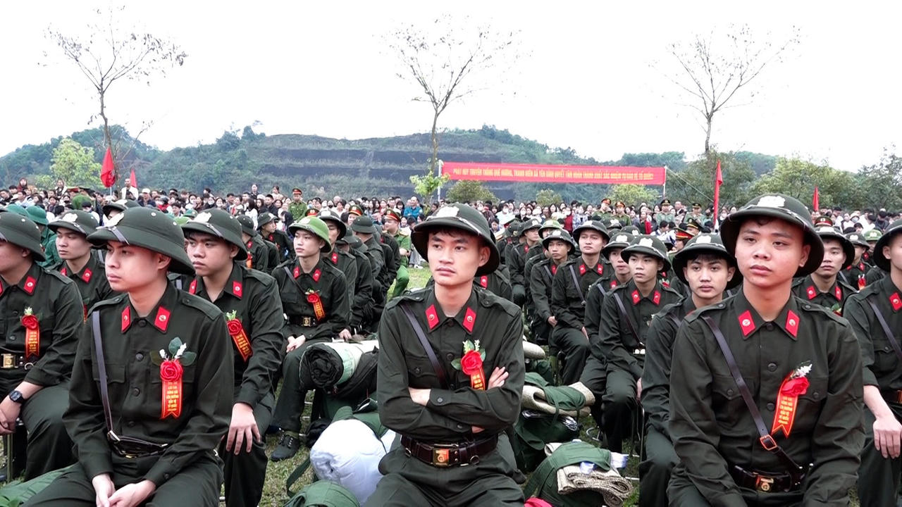 Lào Cai: 2.693 thanh niên lên đường nhập ngũ năm 2026