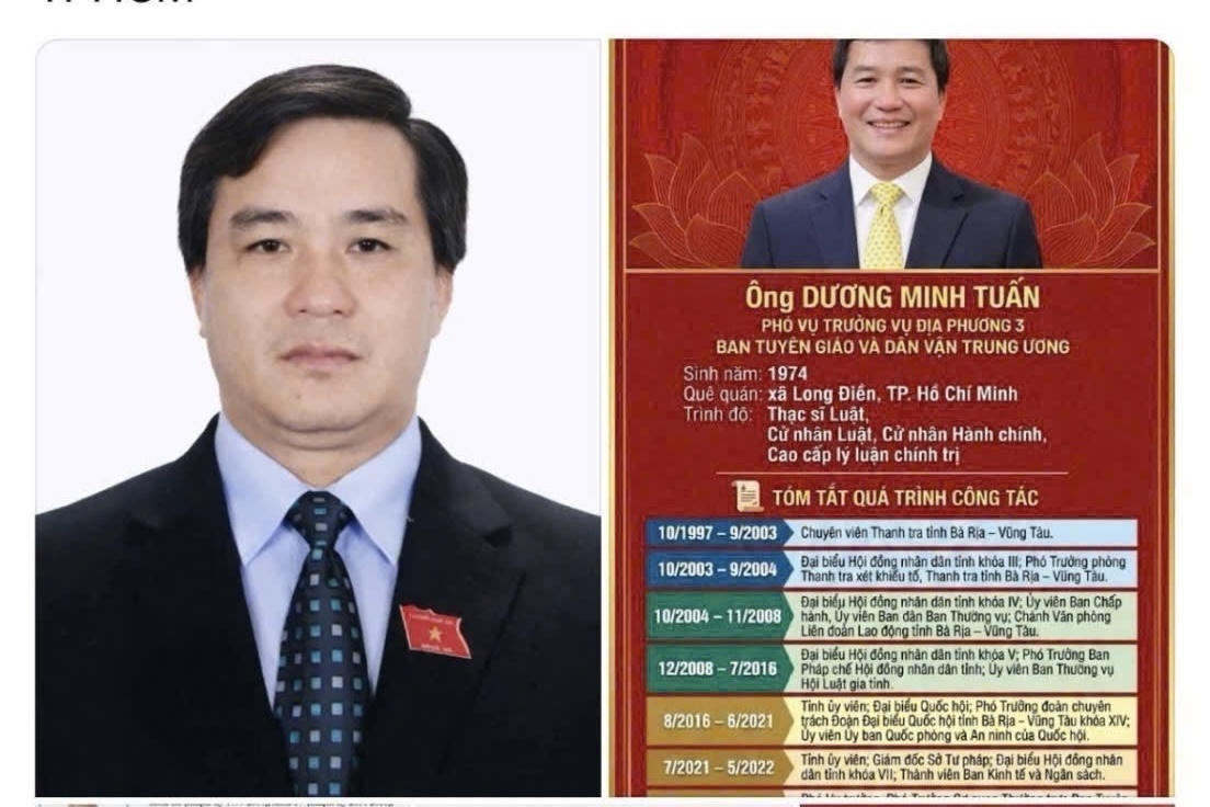 Ông Dương Minh Tuấn được Trung ương giới thiệu ứng cử đại biểu Quốc hội tại đơn vị bầu cử số 5 (TP HCM).