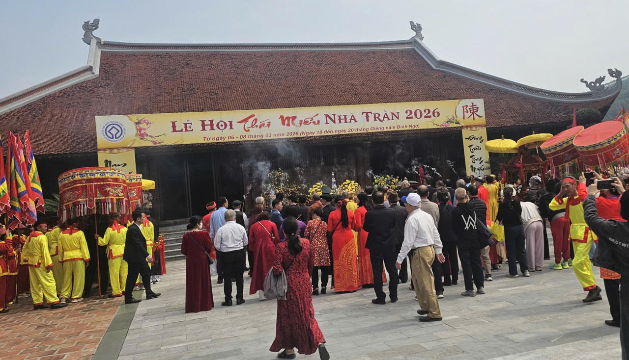 Quảng Ninh: Khai hội Thái miếu nhà Trần năm 2026