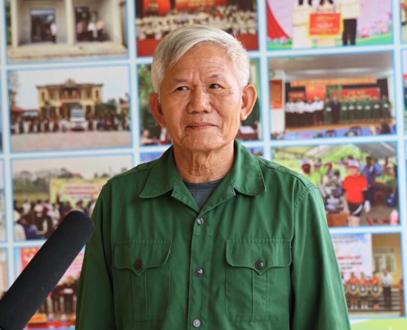 Cử tri Võ Văn Đức (74 tuổi, xã Trường Ninh, tỉnh Quảng Trị)