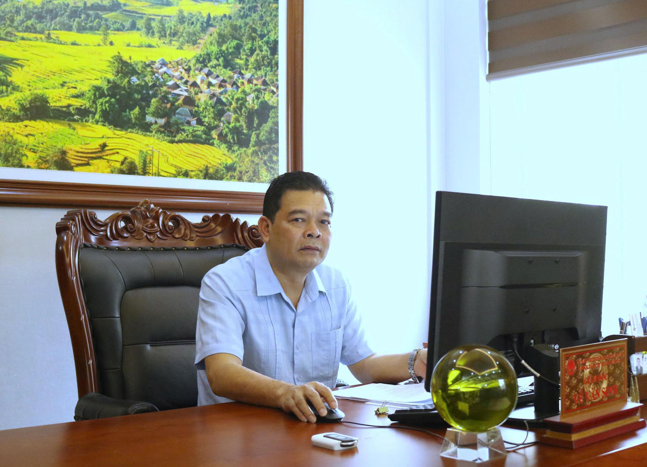 Ông Vũ Văn Sinh, Giám đốc Ban Quản lý Dự án và Đầu tư xây dựng khu vực Bát Xát