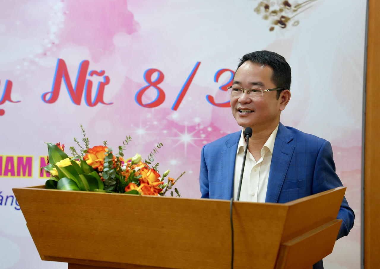 Ông Vũ Hoài Nam, Tổng Biên tập Báo Pháp luật Việt Nam phát biểu