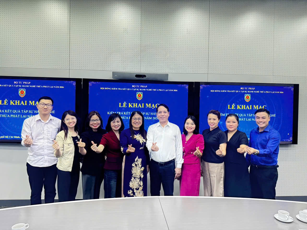 Các đại biểu dự Lễ tại điểm cầu thành phố Hồ Chí Minh.