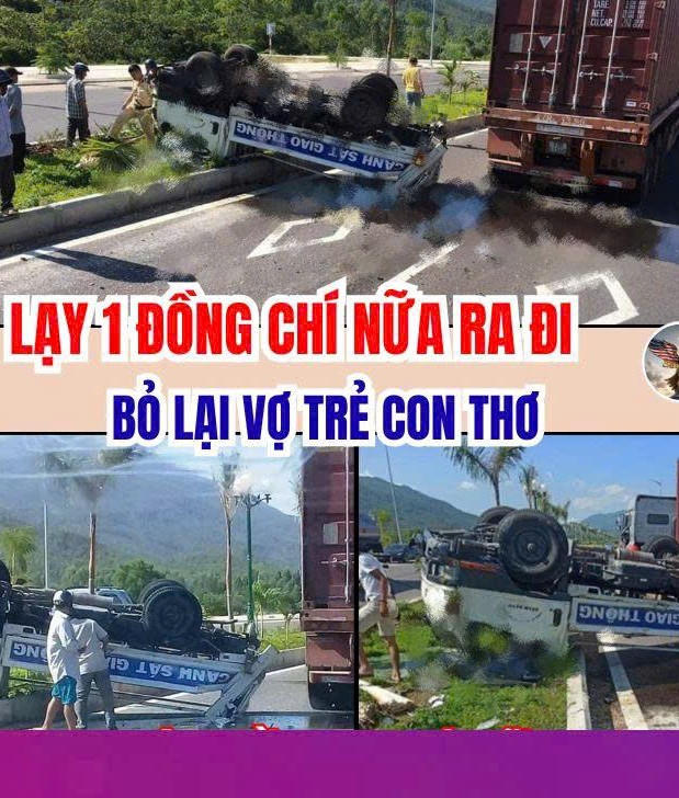Hình ảnh lan truyền mang nội dung bịa đặt về lực lượng CSGT.