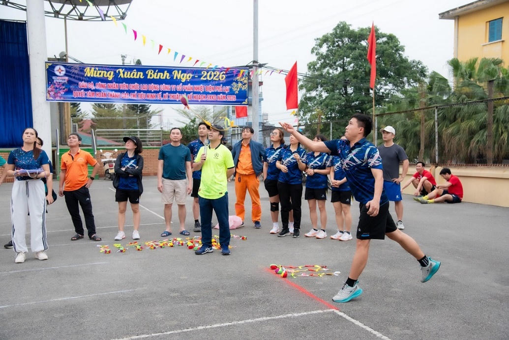 Nhiệt điện Phả Lại tổ chức Ngày hội Văn hóa - Thể thao mừng Đảng, mừng Xuân