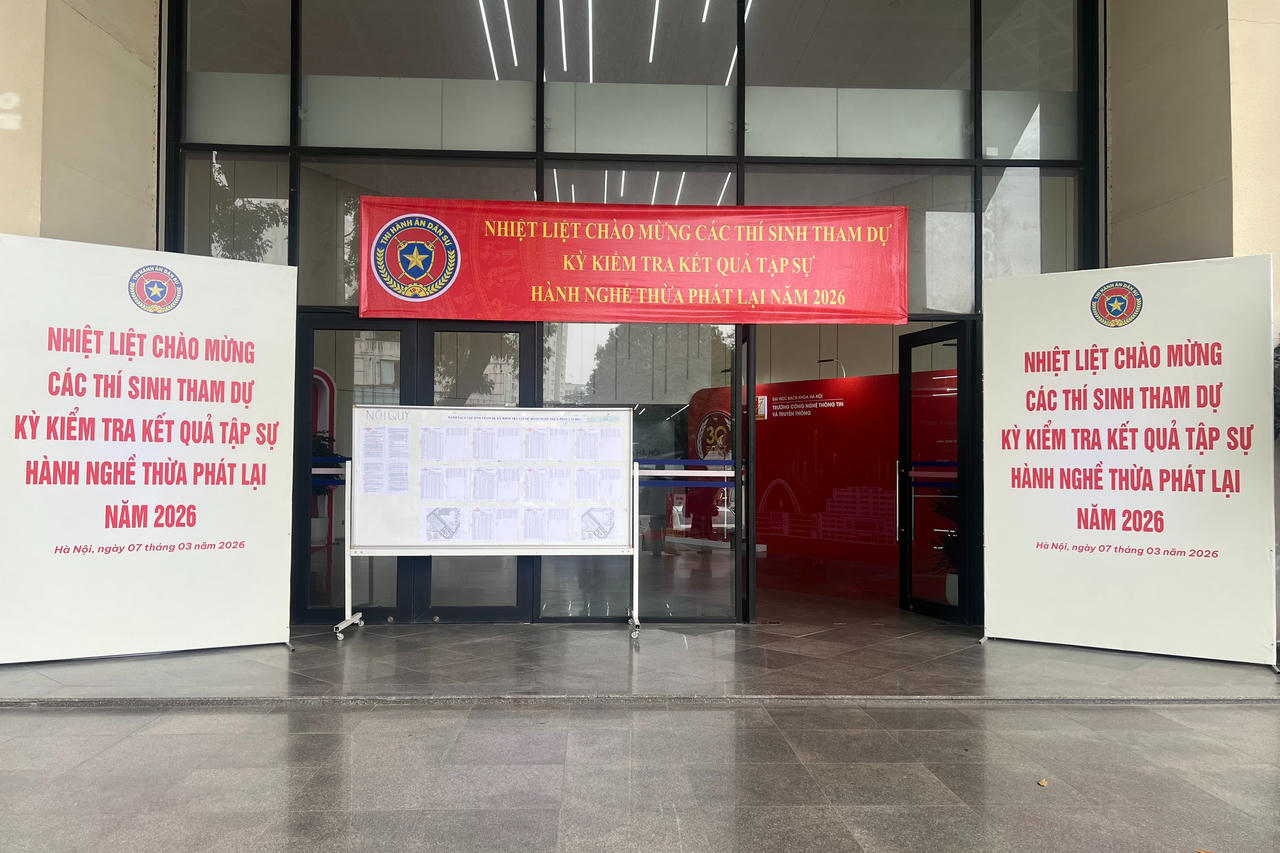 Tổ chức thành công Kỳ kiểm tra kết quả tập sự hành nghề Thừa phát lại năm 2026