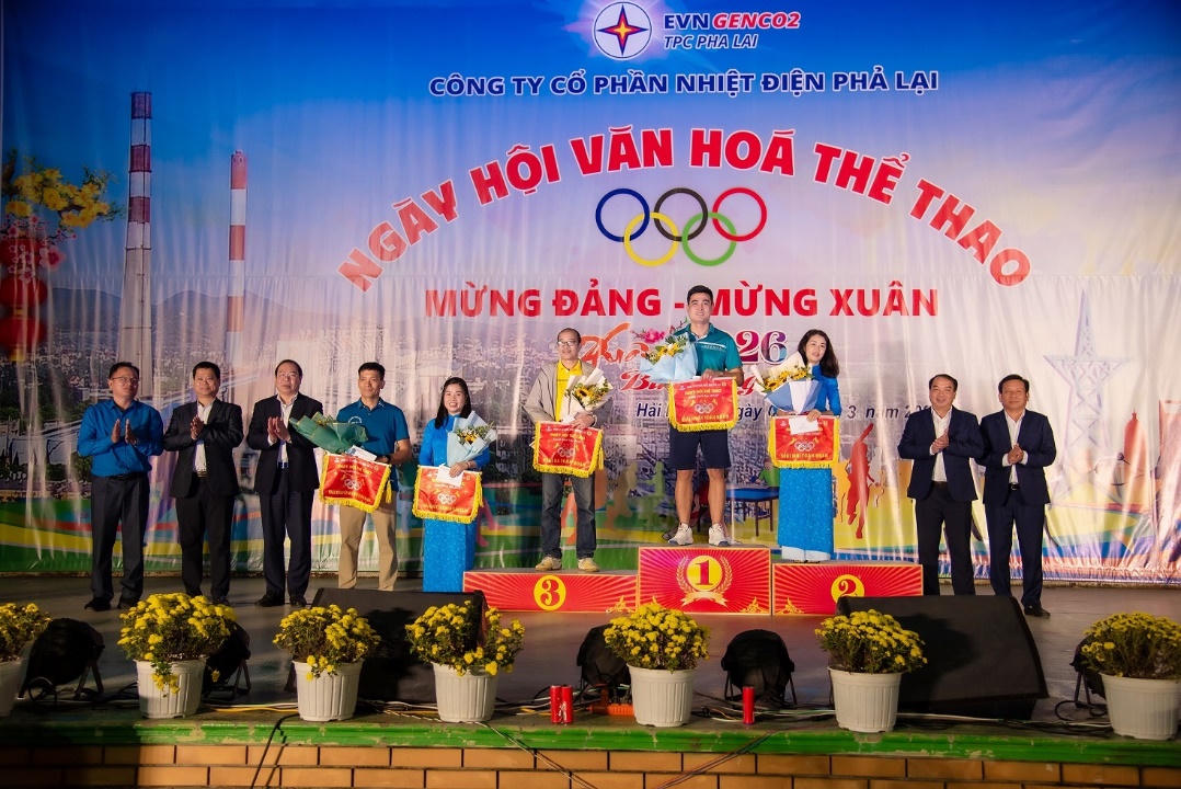 Nhiệt điện Phả Lại tổ chức Ngày hội Văn hóa - Thể thao mừng Đảng, mừng Xuân