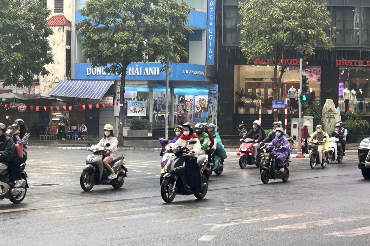 Thời tiết ngày 8/3: Bắc Bộ mưa rải rác trước khi đón không khí lạnh