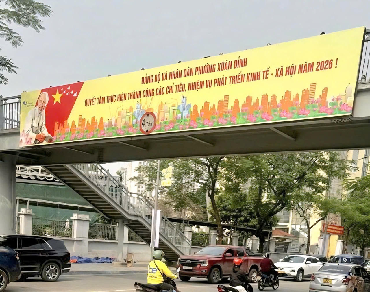 Phường Xuân Đỉnh (Hà Nội) rực rỡ cờ hoa hướng tới ngày bầu cử đại biểu Quốc hội và HĐND các cấp