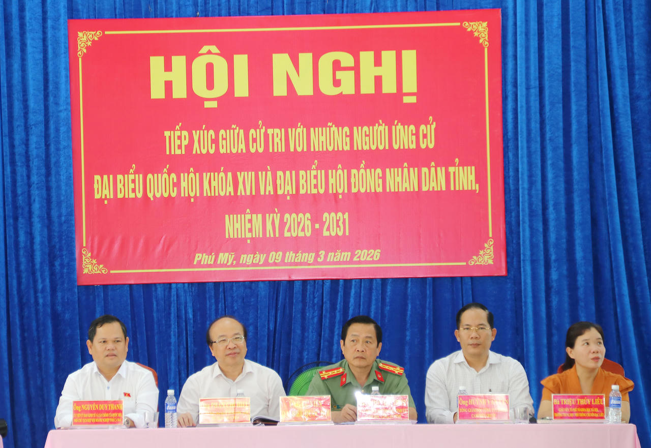 Ứng cử viên ĐBQH cam kết đồng hành phát triển địa phương Cà Mau